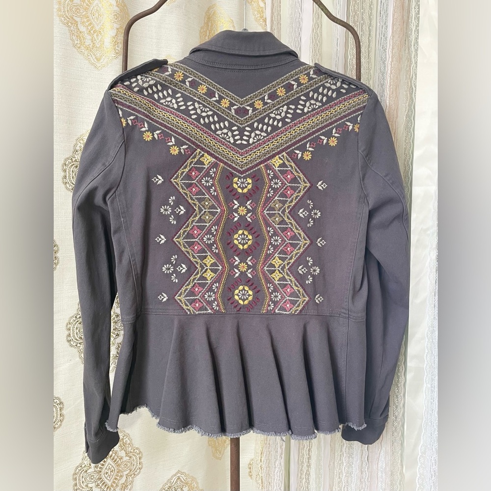 SOLD Knox Rose Embroidered Utility Jacket